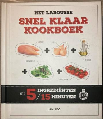 Het Larousse Snel Klaar kookboek beschikbaar voor biedingen