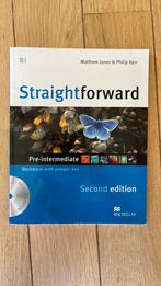 straightforward pre intermediate workbook avec cd, Zo goed als nieuw
