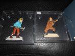 Lot de 2 figurine Tintin en métal, Enlèvement ou Envoi, Tintin