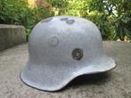 Emaille Duitse helm kriegsschrott. pispot van gemaakt. apart, Ophalen of Verzenden