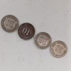4 Duitse munten vanaf 1876, Postzegels en Munten, Ophalen of Verzenden, België