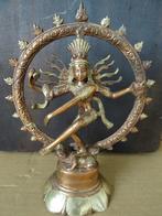 Antiek bronzen beeld Shiva beeld dansende Shiva 20cm India, Antiek en Kunst, Ophalen of Verzenden