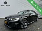 Audi A3 Sportback 1.4 TFSI Pro Line S Automaat 3x S-line, Auto's, 122 pk, Gebruikt, Zwart, Leder en Stof