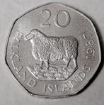 munt Falkland Islands 20 pence 1987, Timbres & Monnaies, Monnaies | Océanie, Enlèvement ou Envoi