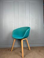 12 HAY About A Chair AAC23 gestoffeerde design stoelen, Hout, Blauw, Ophalen of Verzenden, Zo goed als nieuw