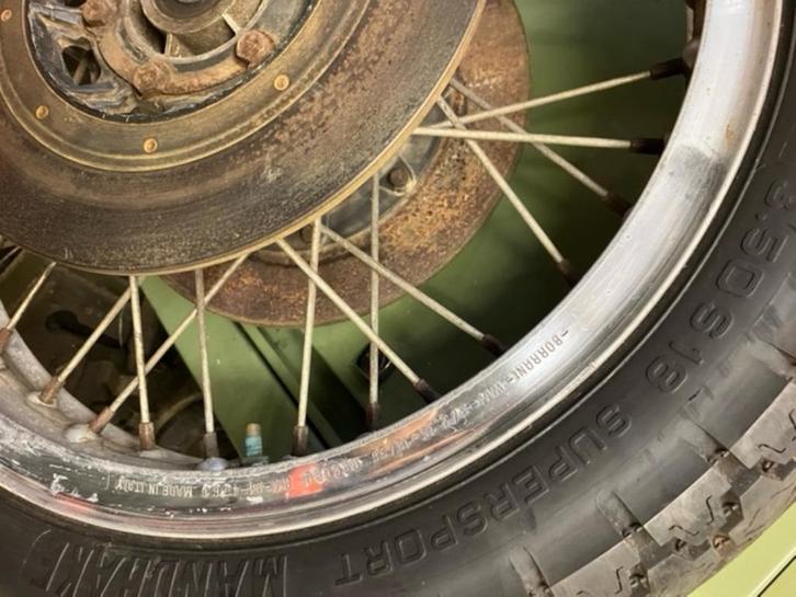 Origineel wiel Laverda 750 SF2 10003C Laverda 750SFC 1974-75, Motoren, Onderdelen | Oldtimers, Gebruikt, Ophalen of Verzenden