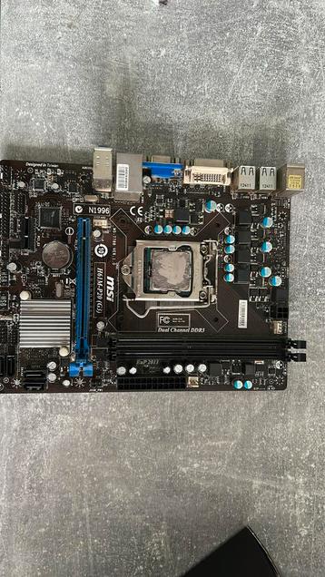 Carte mère MSI H61M-P20 (G3) + Intel Core i5-3470 beschikbaar voor biedingen