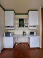 Ingebouwd bureau element met hangkasten en bureaulamp, Ophalen, Gebruikt, Bureau