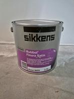 Sikkens Rubbol Finura Satin 2,5 L lak (lichte grijs), Doe-het-zelf en Bouw, Verf, Beits en Lak, Ophalen of Verzenden, Nieuw, Grijs