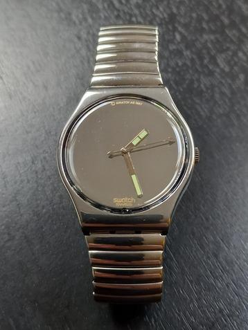 Montre Swatch SnowWhite capsule métallique 1988 beschikbaar voor biedingen