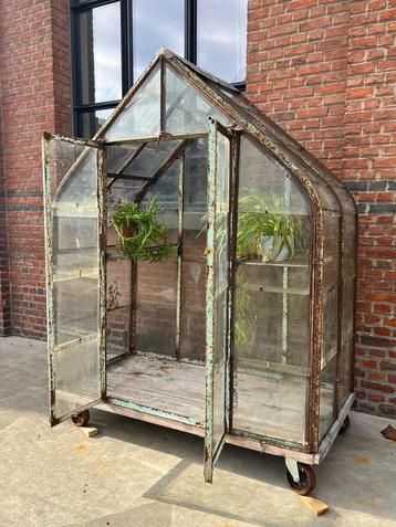 Mini druivenserre serre, Tuin en Terras, Ophalen, Glas, Gebruikt, Staal