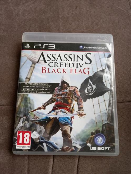 PS3 Assassin's Creed IV Black Flag, Games en Spelcomputers, Games | Sony PlayStation 3, Gebruikt, Avontuur en Actie, 1 speler