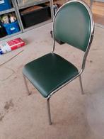 Keukenstoelen groen, 6 stuks., Huis en Inrichting, Stoelen, Ophalen, Zo goed als nieuw