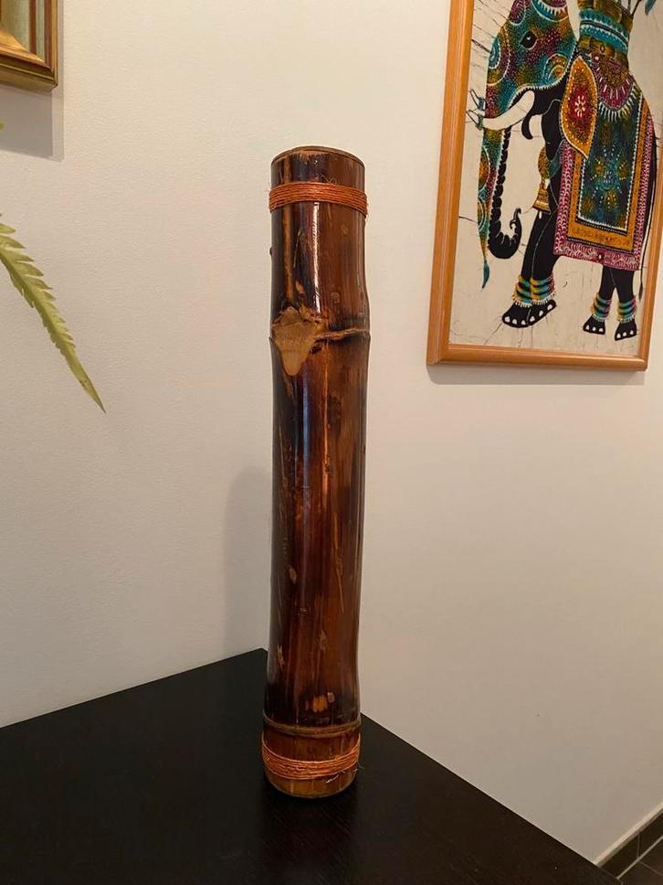 Unieke vintage rain stick (rain maker), Antiek en Kunst, Antiek | Religieuze voorwerpen, Ophalen of Verzenden