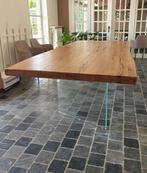 Prachtige eiken eettafel, Huis en Inrichting, Ophalen, Gebruikt, 200 cm of meer, Landelijk