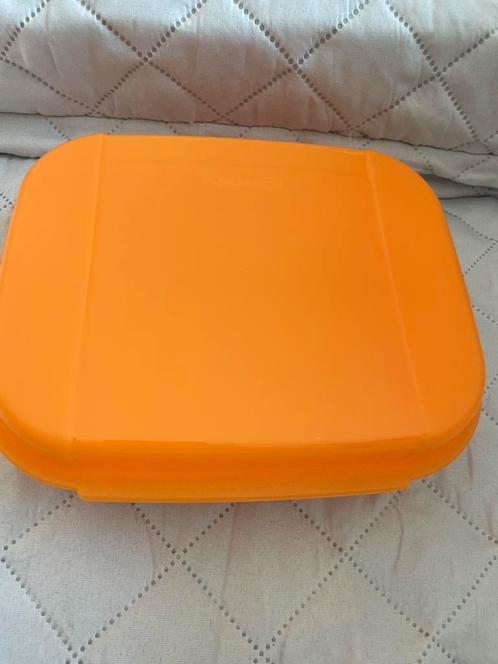 Scharnierdoos 1,1 L Tupperware, Huis en Inrichting, Keuken | Tupperware, Nieuw, Bus of Trommel, Oranje, Ophalen of Verzenden