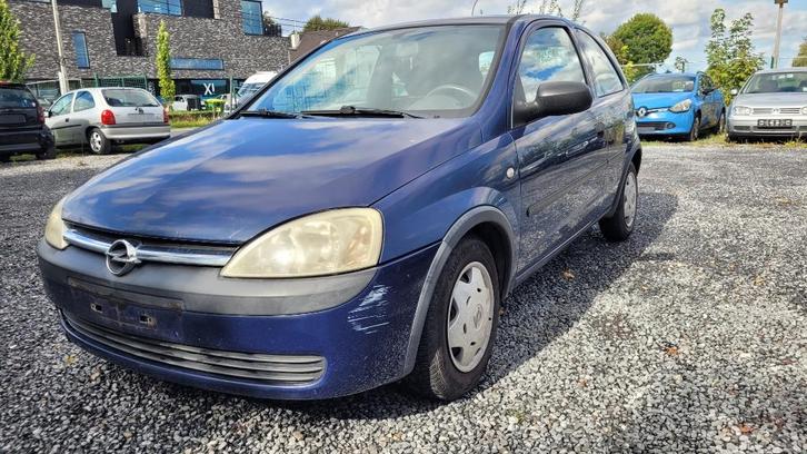 opel corsa 1.0i AL GEKEURD ROOS FORM 158000km euro 4 2003, Auto's, Opel, Bedrijf, Te koop, Corsa, ABS, Airbags, Radio, Startonderbreker