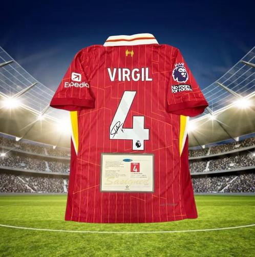 Signed shirt van dijk, Verzamelen, Sportartikelen en Voetbal, Ophalen of Verzenden