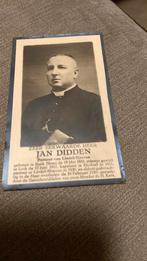 pastoor Didden 1855 Beek Bree 1950 Lindel-Hoeven, Verzamelen, Verzenden, Bidprentje