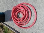 Mantelbuis rood geribbeld +-20meter diameter 5cm, Ophalen, Zo goed als nieuw