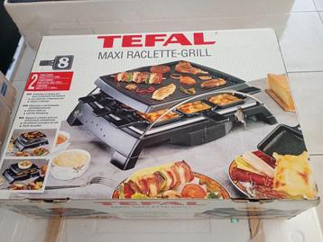 Nieuw in doos TEFAL maxi raclette grill set beschikbaar voor biedingen