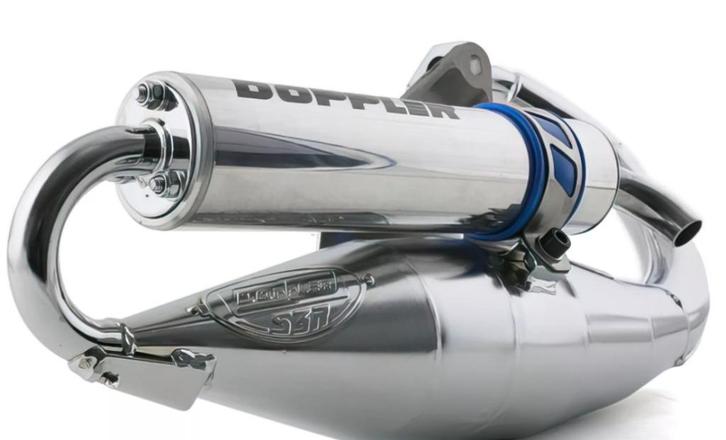 uitlaat Minarelli verticaal Yamaha,mbk,aprillia, ...., Fietsen en Brommers, Brommeronderdelen | Algemeen, Zo goed als nieuw, Uitlaat