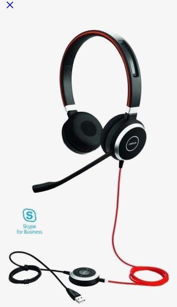 Jabra Evolve 40 MS Stereo PC headset. 14 stuks bechikbaar beschikbaar voor biedingen