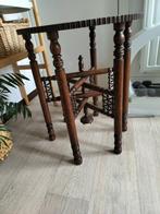 Antieke massief houten tafel, Ophalen