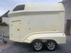 Xxtrail olymp 2 p zadelkamer full polyster alu bodem, Dieren en Toebehoren, Ophalen, Gebruikt, Polyester, 2-paards trailer