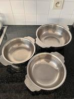 Schaaltjes glas/inox, Ophalen, Zo goed als nieuw