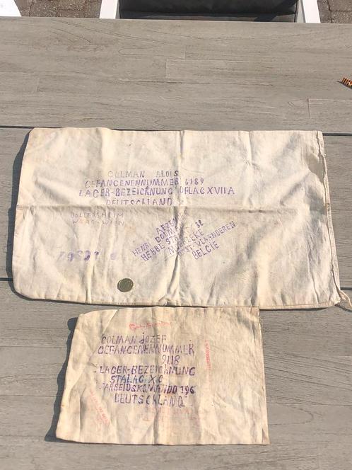 Abl krijgsgevangen 2 broers geschenk zak stalag, Verzamelen, Militaria | Tweede Wereldoorlog, Ophalen of Verzenden