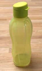 Tupperware drinkbus drinkenbus waterfles 1 l geel groen, Overige typen, Gebruikt, Ophalen of Verzenden, Geel