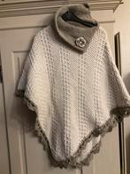Wollen poncho, gebreid, beige, Kleding | Dames, Truien en Vesten, Ophalen, Beige