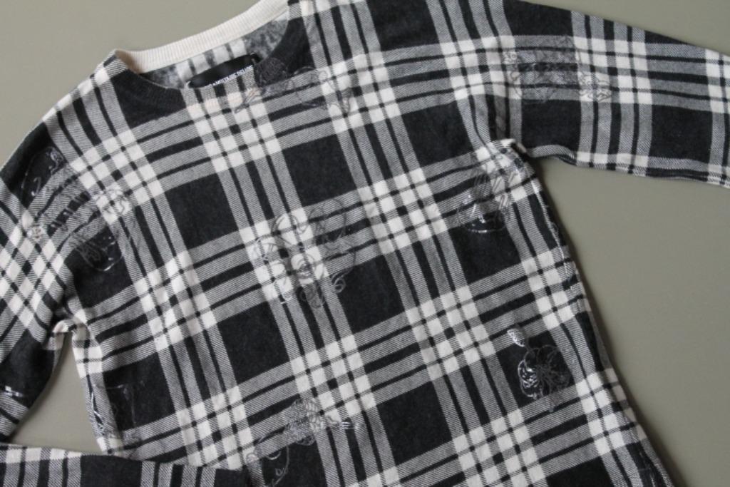 ZGAN wit/zwart geruite cashmere Zadig & Voltaire Deluxe mt S, Kleding | Dames, Truien en Vesten, Zo goed als nieuw, Maat 36 (S)