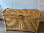 Rieten koffer met slot, Ophalen, Minder dan 50 cm, Gebruikt, 50 tot 100 cm
