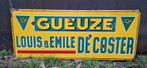 Tres belle plaque émaillée GUEUZE, Enlèvement