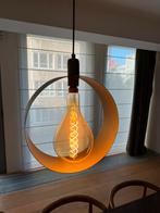 Design hanglamp bronskleurig, Ophalen of Verzenden, Zo goed als nieuw