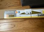 parasol 220h x 260, groene kleur, nieuw, Tuin en Terras, Parasols, Ophalen, Nieuw, Stokparasol