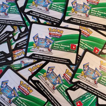 1100 Pokemon Code Cards