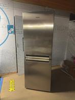 Frigo met diepvries vak Whirlpool inox, Enlèvement, Comme neuf