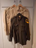 lot ww2 us army shirts, Verzamelen, Ophalen of Verzenden, Landmacht, Kleding of Schoenen