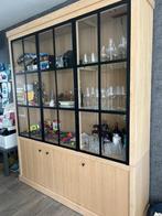 Mooie houten servieskast, Ophalen, Met deur(en), 200 cm of meer, 150 tot 200 cm