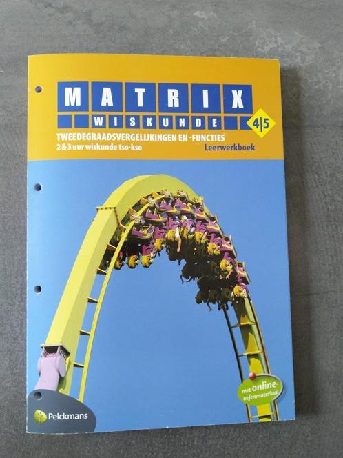 Boek wiskunde 'Matrix' voor 4 en 5 secundair, Boeken, Studieboeken en Cursussen, Nieuw, Overige niveaus, Ophalen
