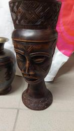 Sculpture africaine en bois - Tête, Ophalen
