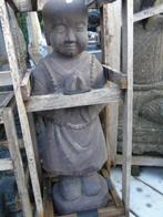 statue bouddha debout en pierre patinée + grand choix !!, Bouddha, Pierre, Enlèvement ou Envoi, Neuf