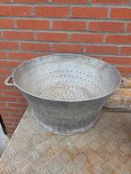 2 grote vergieten in aluminium perfecte staat, Ophalen of Verzenden, Gebruikt