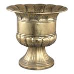 Grote antiek gouden metalen VAAS - old gold look, Huis en Inrichting, Ophalen, Overige materialen, Overige kleuren, 50 tot 75 cm
