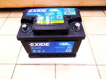BMW E30 : Exide accu EB602 12V 60Ah beschikbaar voor biedingen