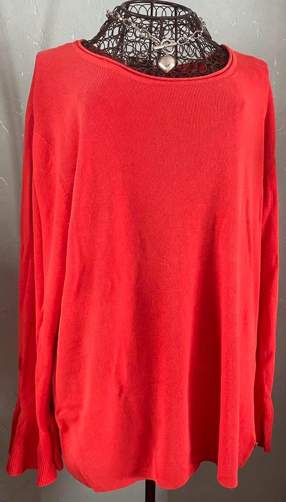 Améline by Mayerline 50 Mooie koraal trui, Kleding | Dames, Grote Maten, Zo goed als nieuw, Trui of Vest, Overige kleuren, Ophalen of Verzenden