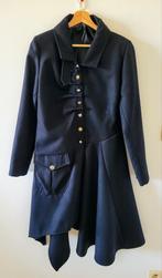 Donker blauwe  mantel L, Kleding | Dames, Jassen | Winter, Ophalen of Verzenden, Zo goed als nieuw